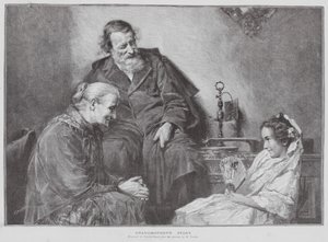 Historia babci (litografia) autorstwa Charles Baude