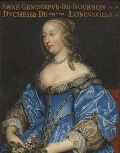 Anne-Geneviève de Bourbon-Condé 1619-1679, księżna Longueville, połowa XVII w..