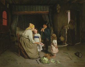 Przed pójściem do kościoła autorstwa Charles-Bertrand DEntraygues