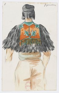 Holmès - Czarna góra - kostiumy zaprojektowane przez Charlesa Bianchiniego - 08a. Figuracja autorstwa Charles Bianchini