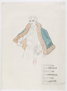 Holmès - Czarna góra - kostiumy zaprojektowane przez Charlesa Bianchiniego - 27 (kostiumy) autorstwa Charles Bianchini