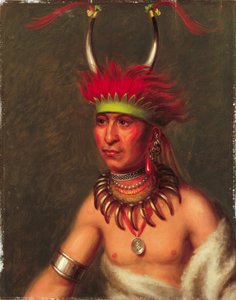 Monchousia (White Plume), Kansa autorstwa Charles Bird King