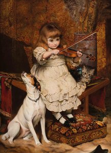Mały skrzypek, 1887.