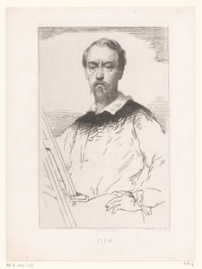 Portret van Félix François Georges Philibert Ziem Akwaforty i litografie (tytuł serii)