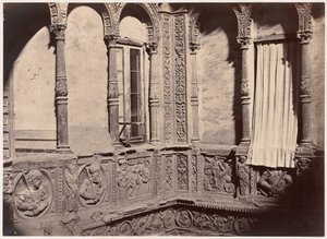 Saragossa, dziedziniec domu znanego pod imieniem Infantes, 1860.