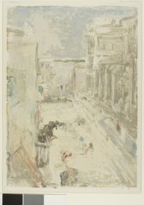 Ulica w Sewilli autorstwa Charles Edward Conder