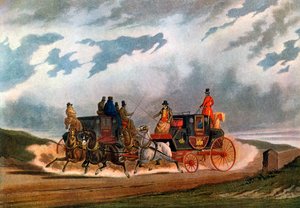 Trener w połowie drogi w Leeds, 1837 1927.