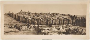 Ávila (odbitka a) autorstwa Charles Cottet