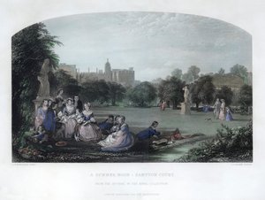 Letnie południe: Hampton Court, XIX w.