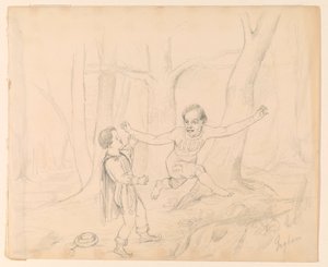 Scena ze Scotta autorstwa Charles Cromwell Ingham