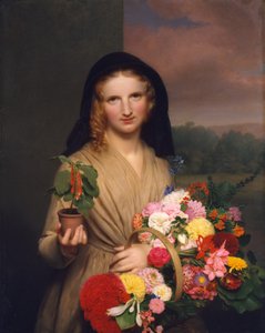 Dziewczyna z kwiatami, 1846.
