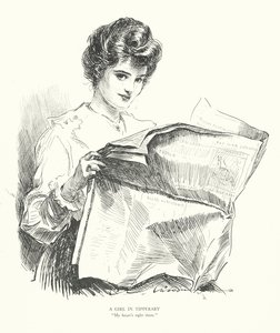 Dziewczyna w Tipperary, "Moje serce jest właśnie tam" (litografia)