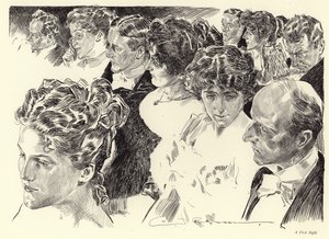 Pierwsza noc autorstwa Charles Dana Gibson