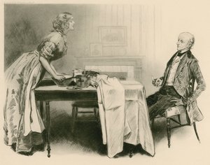 Dick Swiveller i markiza autorstwa Charles Dana Gibson