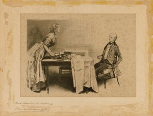Dick Swiveller i Marchioness, z filmu "Stary sklepik z kuriozami" autorstwa Charles Dana Gibson