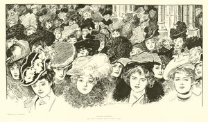 Poranek Wielkanocny, z punktu widzenia osób podatnych autorstwa Charles Dana Gibson