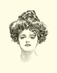 Ilustracja do drabiny społecznej autorstwa Charles Dana Gibson