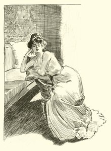 Ilustracja do drabiny społecznej autorstwa Charles Dana Gibson
