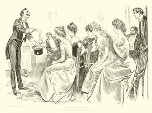 Ilustracja do drabiny społecznej autorstwa Charles Dana Gibson