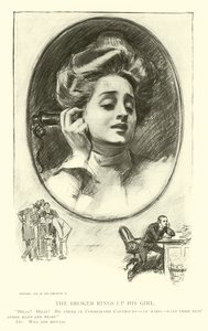 Ilustracja do drabiny społecznej autorstwa Charles Dana Gibson