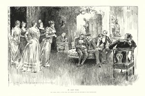 W roku przestępnym (litografia) autorstwa Charles Dana Gibson