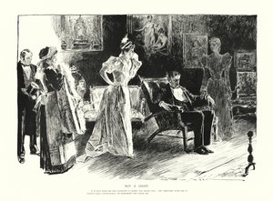 Not a Ghost (litografia) autorstwa Charles Dana Gibson