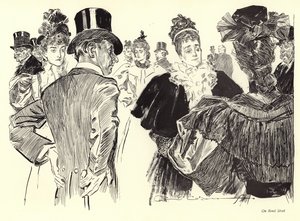 Na Bond Street autorstwa Charles Dana Gibson