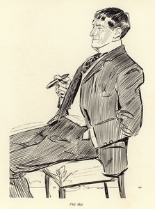 Phil May, portret autorstwa Charles Dana Gibson
