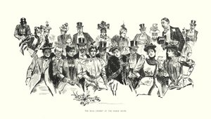 Prawdziwa wystawa na pokazie koni (litografia) autorstwa Charles Dana Gibson