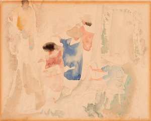 Artyści szkicujący autorstwa Charles Demuth
