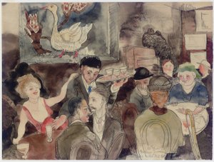 W „Złotym łabędzie”, czasami nazywanym „piekielną dziurą” autorstwa Charles Demuth