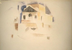 Dom Bermudzki (akwarela na papierze) autorstwa Charles Demuth