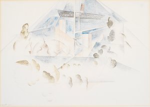 Bermudy, maszty i liście autorstwa Charles Demuth