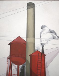Budynki autorstwa Charles Demuth