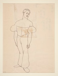 Żongler, czyli mężczyzna w kostiumie autorstwa Charles Demuth