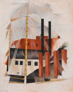 Święto Piano Mover autorstwa Charles Demuth