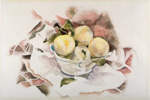 Martwa natura, brzoskwinie, ok. 1922 (akwarela nad grafitem na papierze)