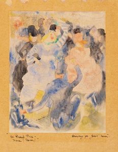 Zolas Nana, 1915-16 (wc na papierze) autorstwa Charles Demuth