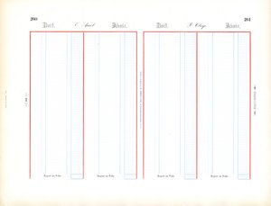 Szablony ksiąg rachunkowych (do druku) autorstwa Charles Derriey