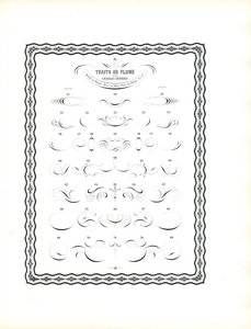 Kaligraficzne flamastry - kontynuacja pierwszej serii (druk) autorstwa Charles Derriey