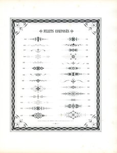 Kontynuacja kolekcji przepisów ozdobnych (druk) autorstwa Charles Derriey