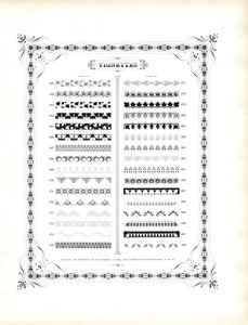 Ozdobne ramki i winiety, korpus 20 (kontynuacja) (druk) autorstwa Charles Derriey