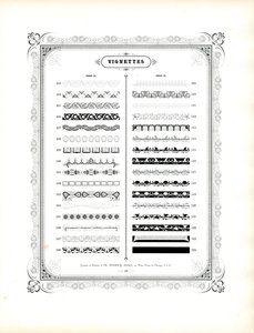 Ozdobne ramki i winiety, korpus 20 (kontynuacja) (druk) autorstwa Charles Derriey