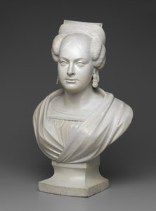 Pani Charles Dodge, ok. 1830-40 (malowane drewno)