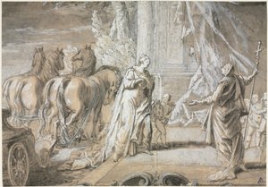 Madame de Maintenon powraca do Kościoła katolickiego [2], XVIII wiek. autorstwa Charles-Dominique-Joseph Eisen