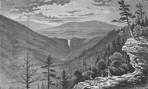 Sunset Rock, Góry Catskill, 1883 autorstwa Charles E. H. Bonwill