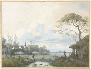 stojący tygrys autorstwa Charles Edmé Saint Marcel Cabin