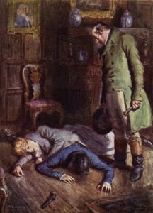 Ilustracja do The Amateur Gentleman autorstwa Jeffery Farnol (kolor lito) autorstwa Charles Edmund (after) Brock