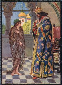 Ilustracja na okładce z Opowieści dla dzieci z rumuńskich legend autorstwa Mosesa Gastera (1856-1939) 1921 autorstwa Charles Edmund Brock
