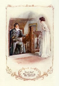 Mój Boże! Jak wszedłeś na te schody? 1907 (ilustracja) autorstwa Charles Edmund Brock